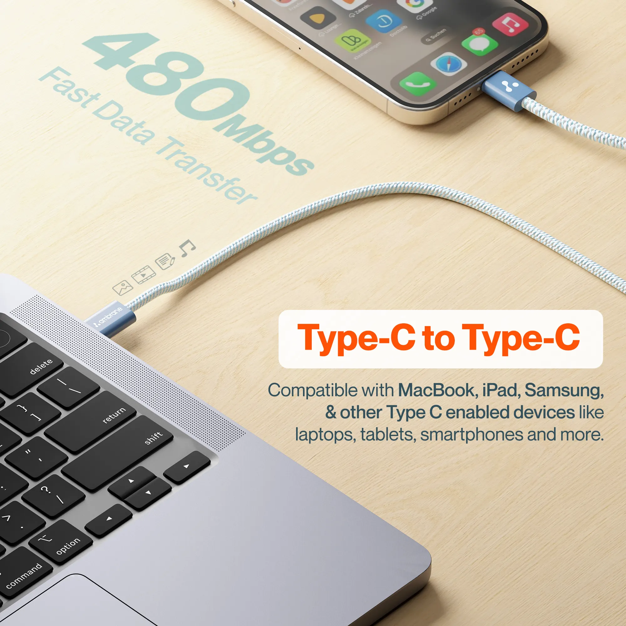 60W C to C Cable - Image 9