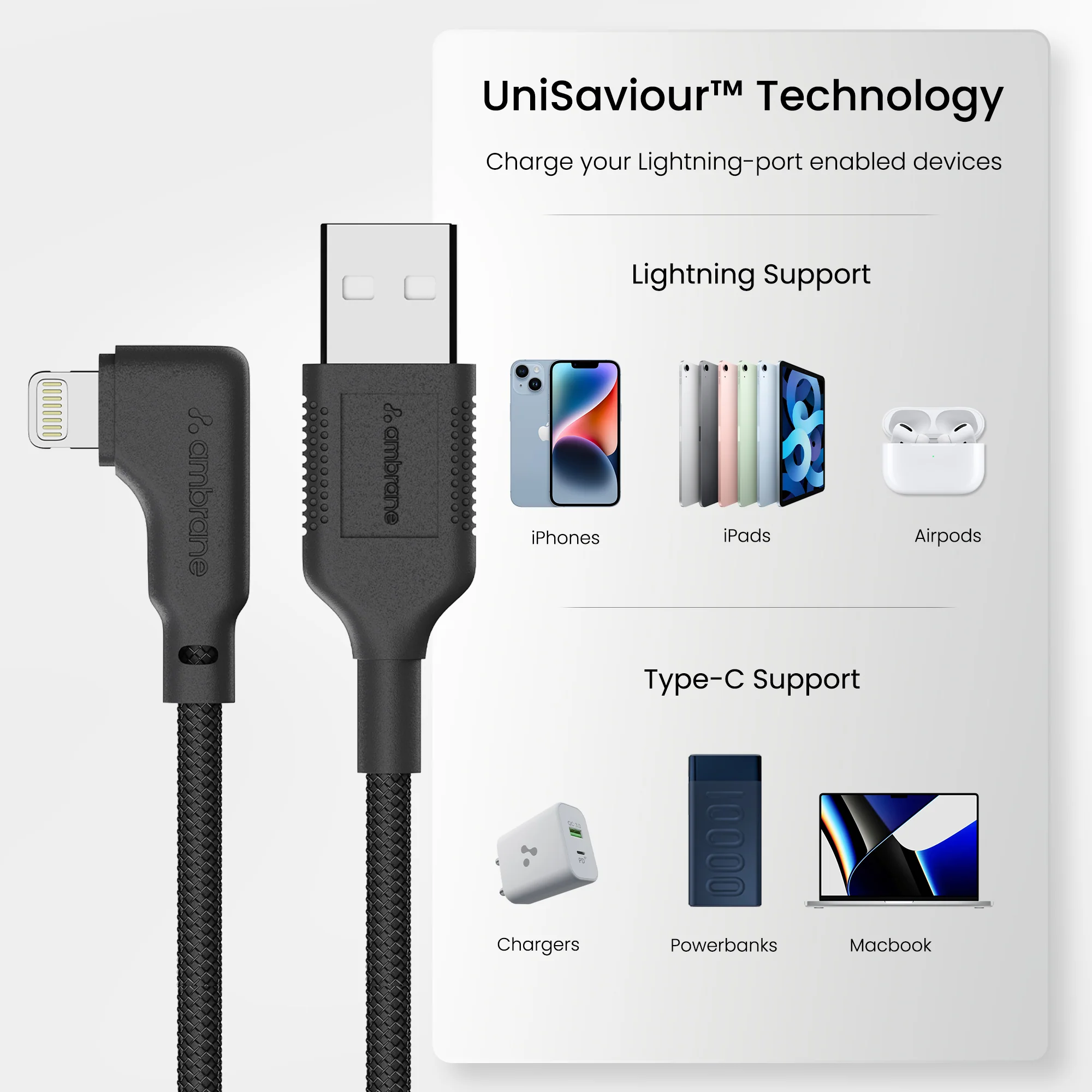 ABLLS-10 L-Shape Lightning Cable - Image 4