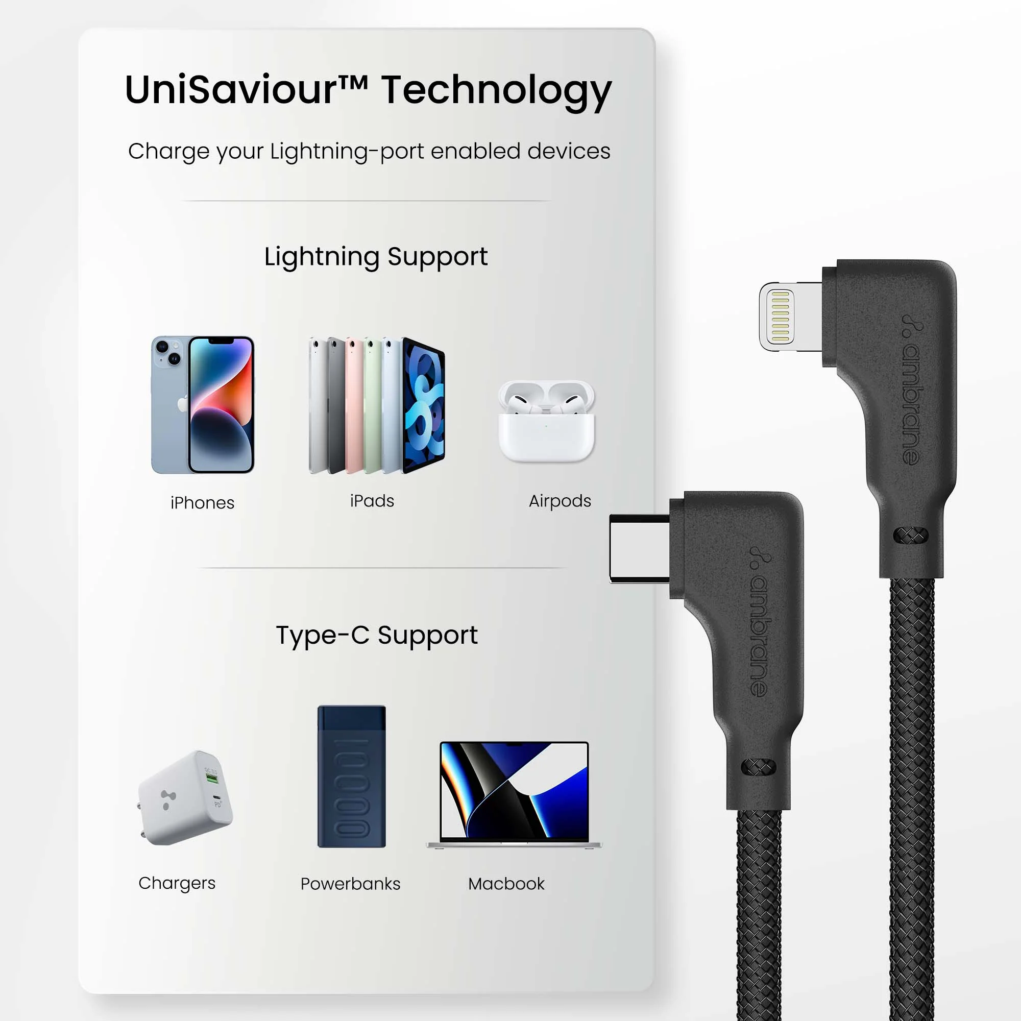 L-Shape C to Lightning Cable - Image 4