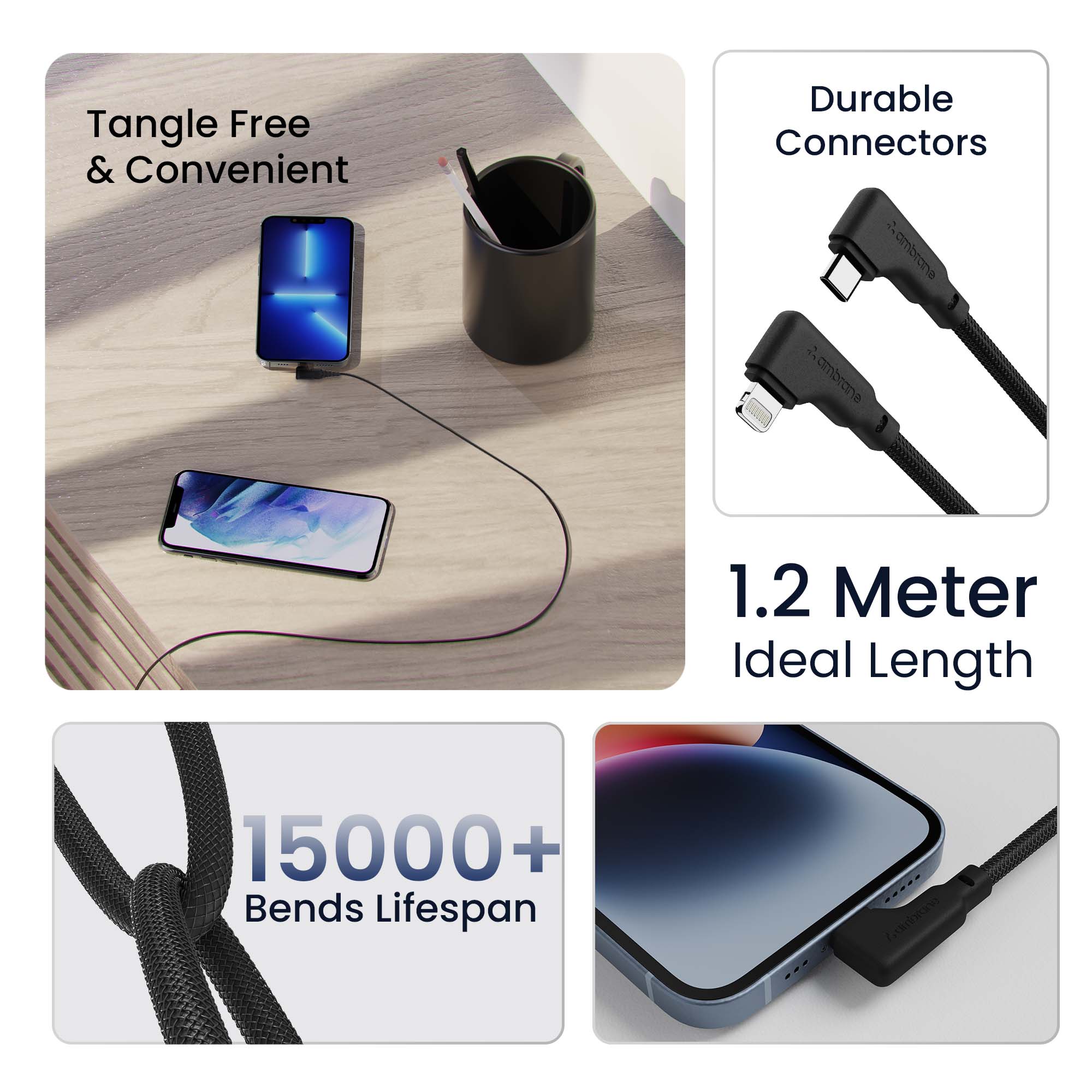 L-Shape C to Lightning Cable - Image 5