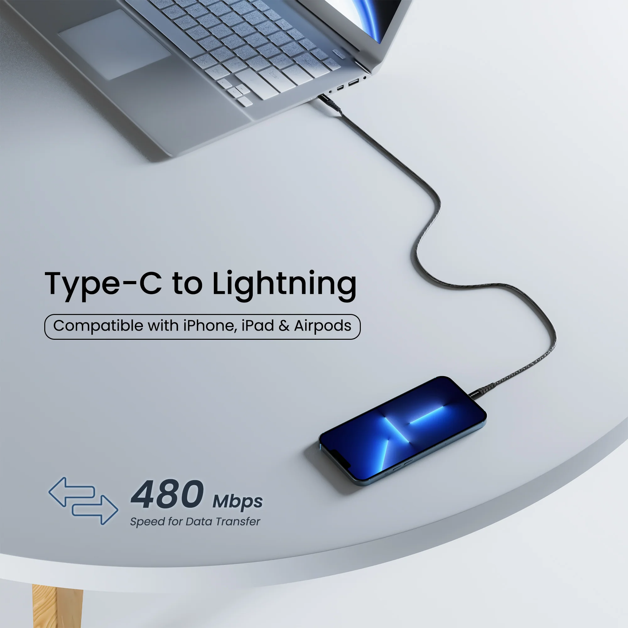 Type C to Lightning Cable - Image 3