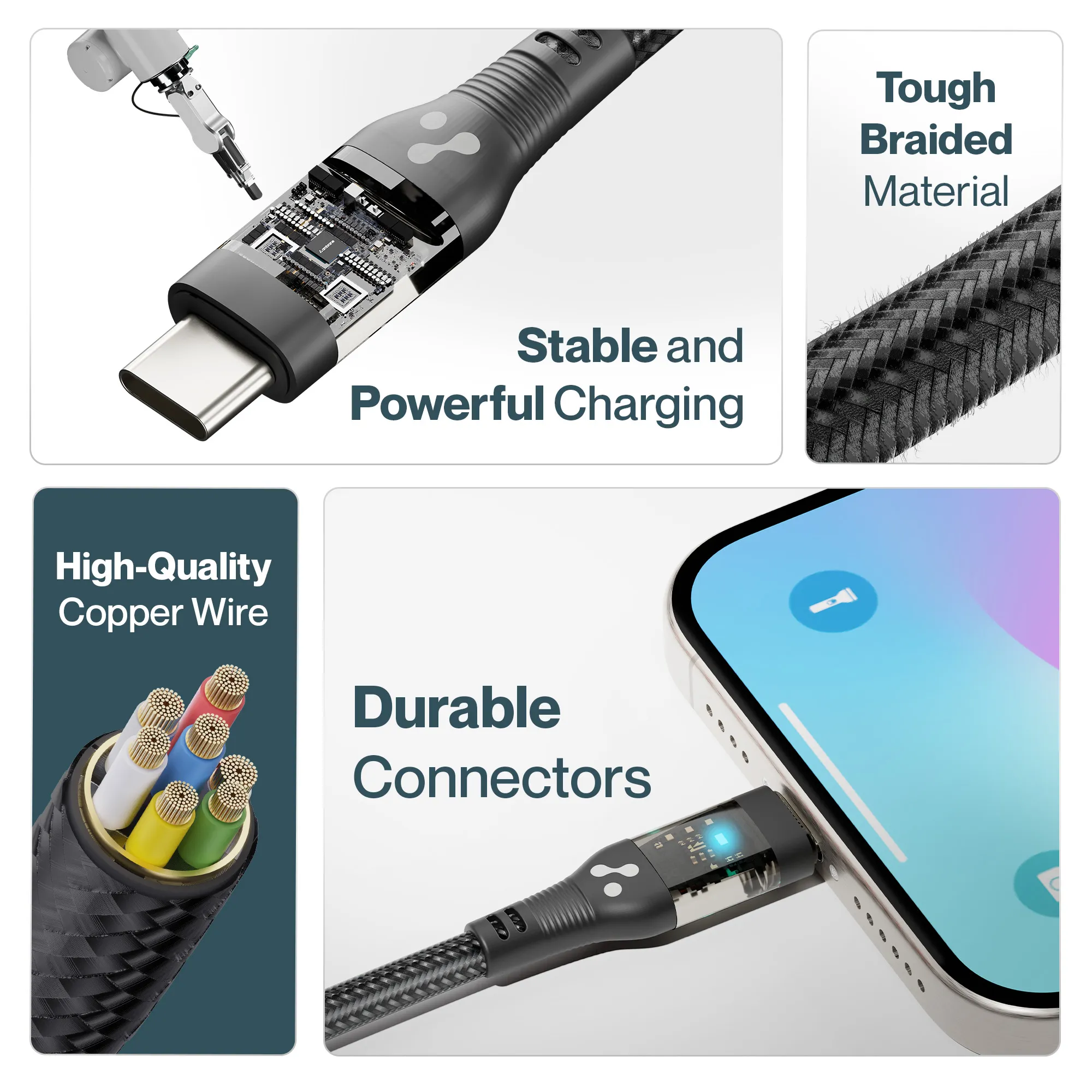 Type C to Lightning Cable with LED Indicator - Image 6