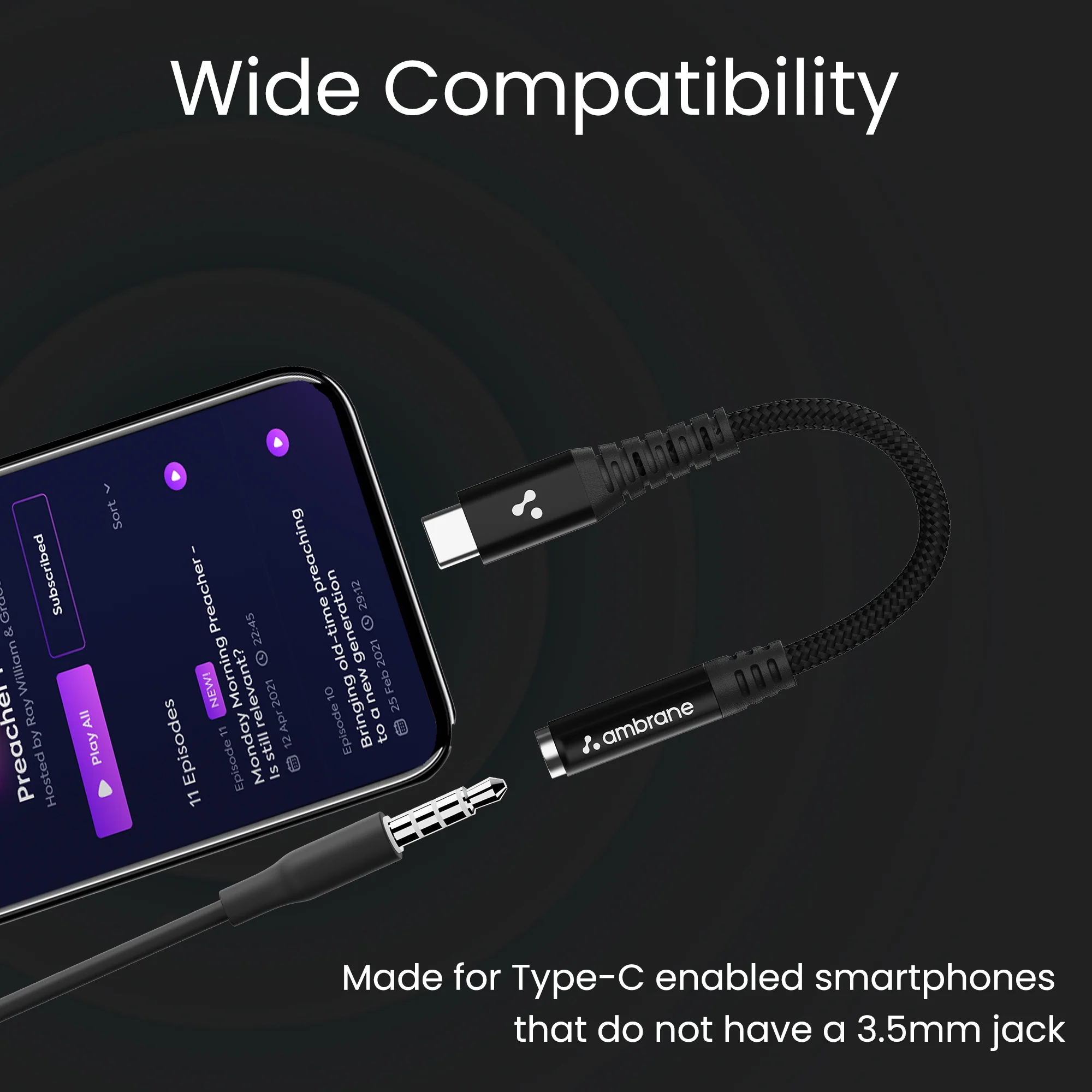Type C to 3.5mm AUX Connector - Image 4