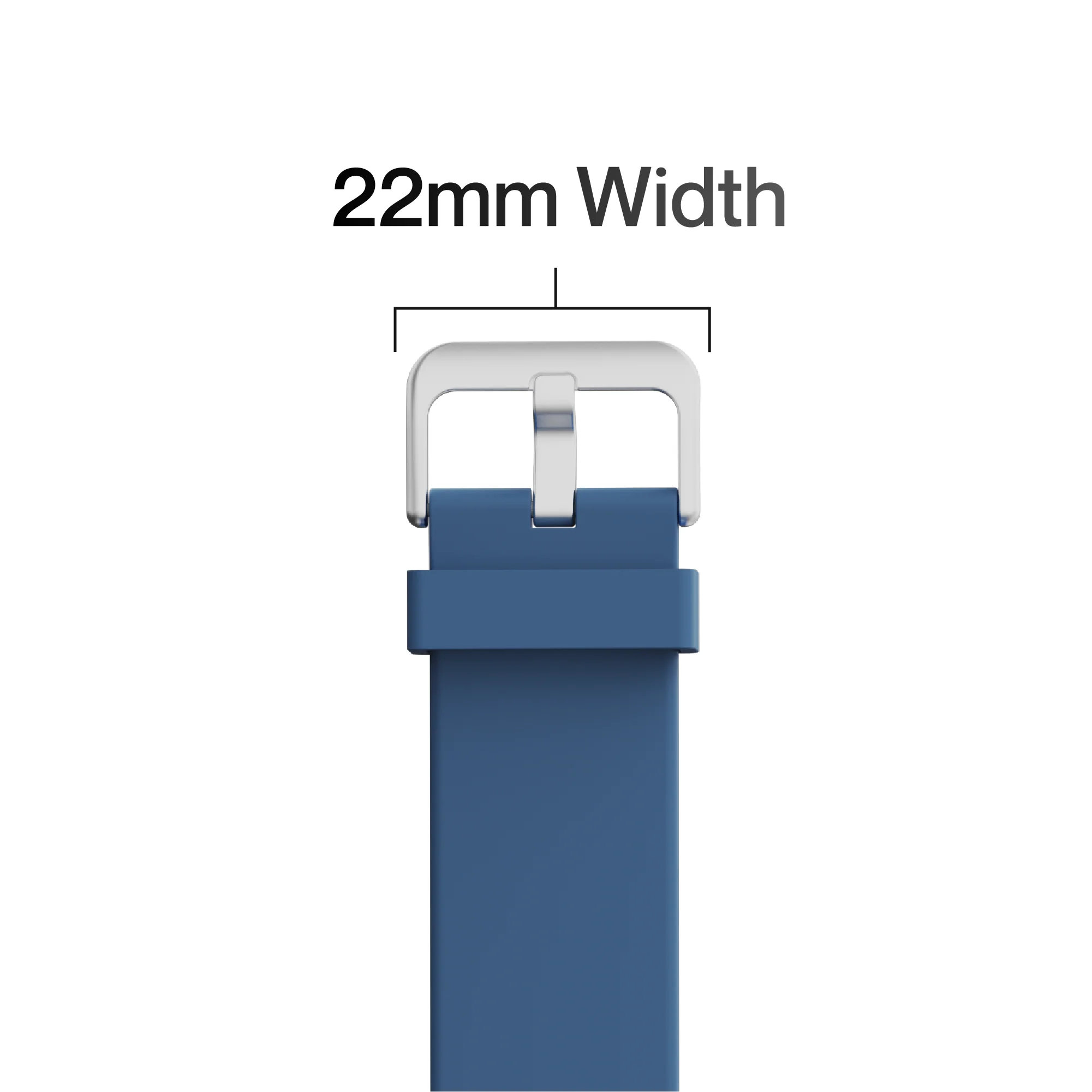 Ambrane 22mm Silicone Strap (Square) - Image 12