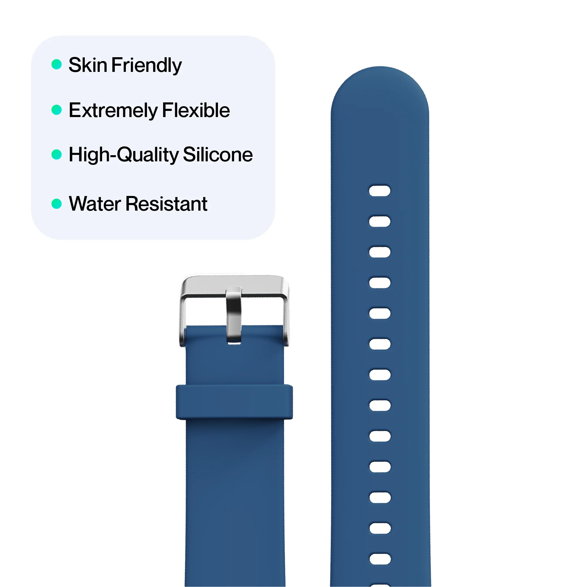 Ambrane 22mm Silicone Strap (Square) - Image 15