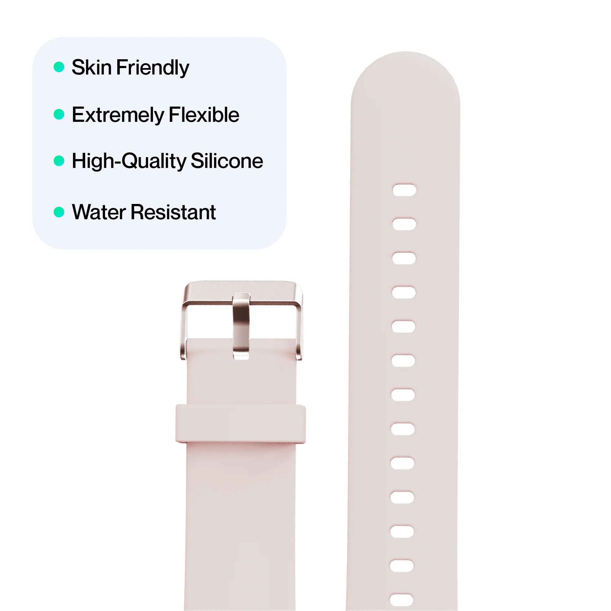 Ambrane 22mm Silicone Strap (Square) - Image 25