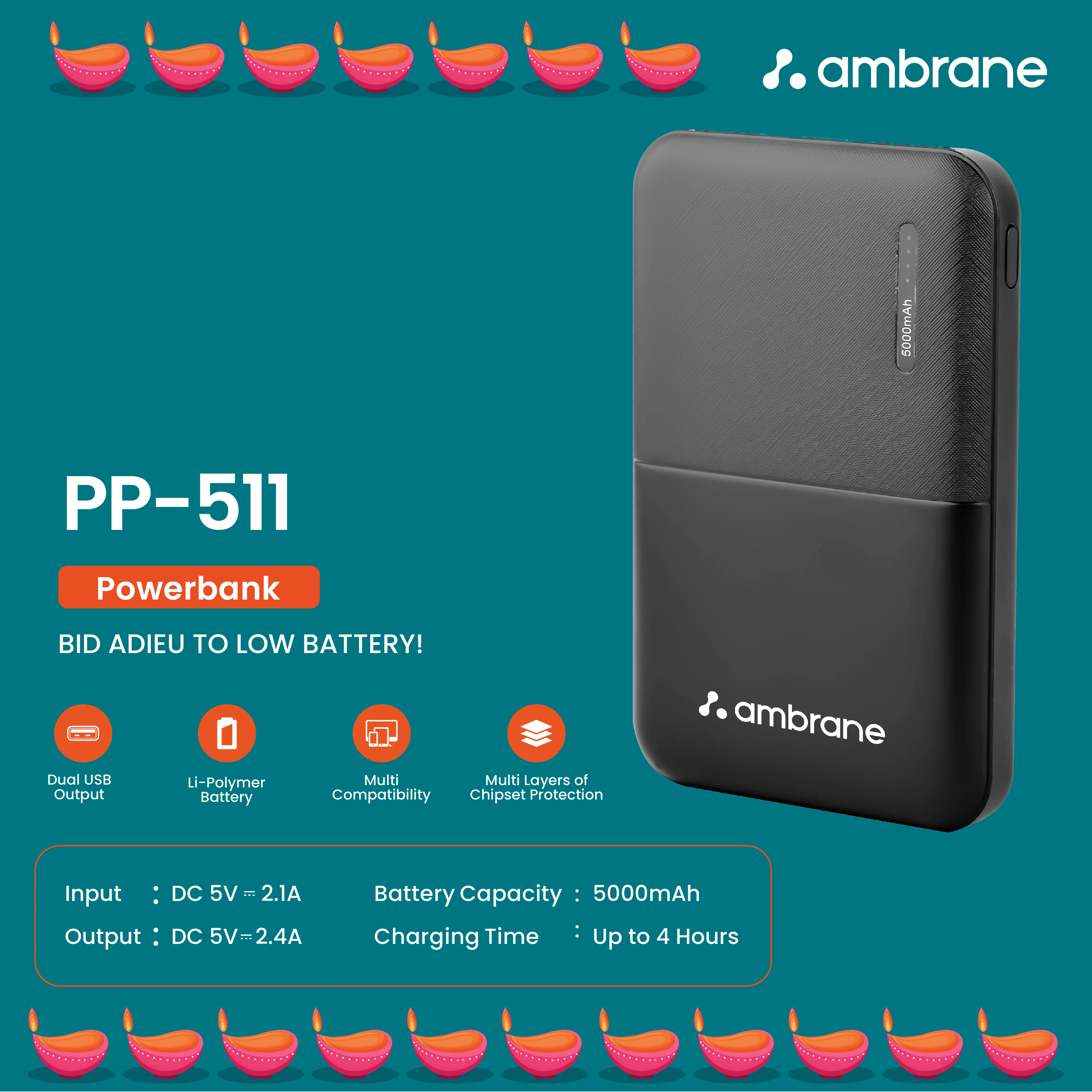 Ambrane Shubh Diwali Gift Box - Image 3