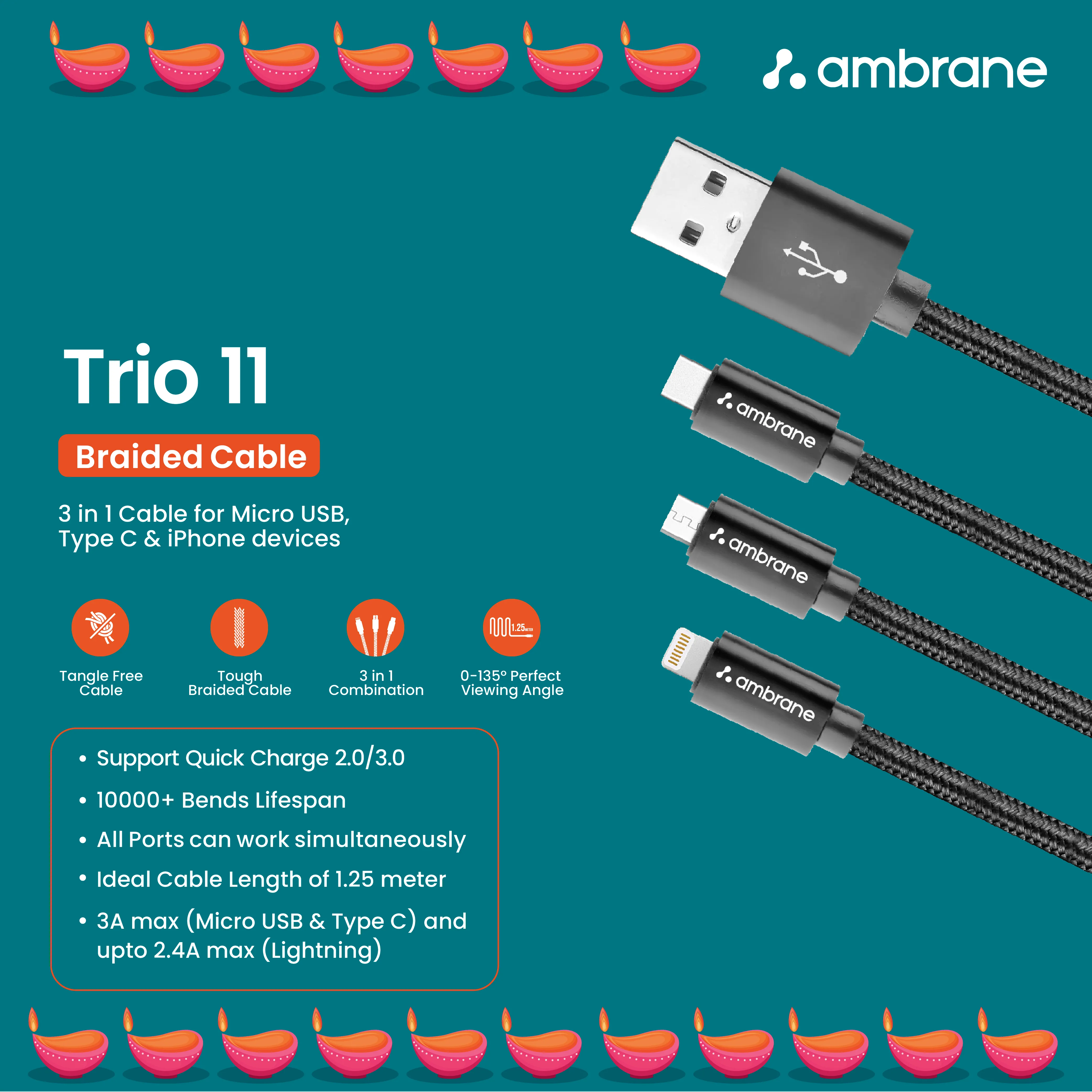 Ambrane Shubh Diwali Gift Box - Image 5
