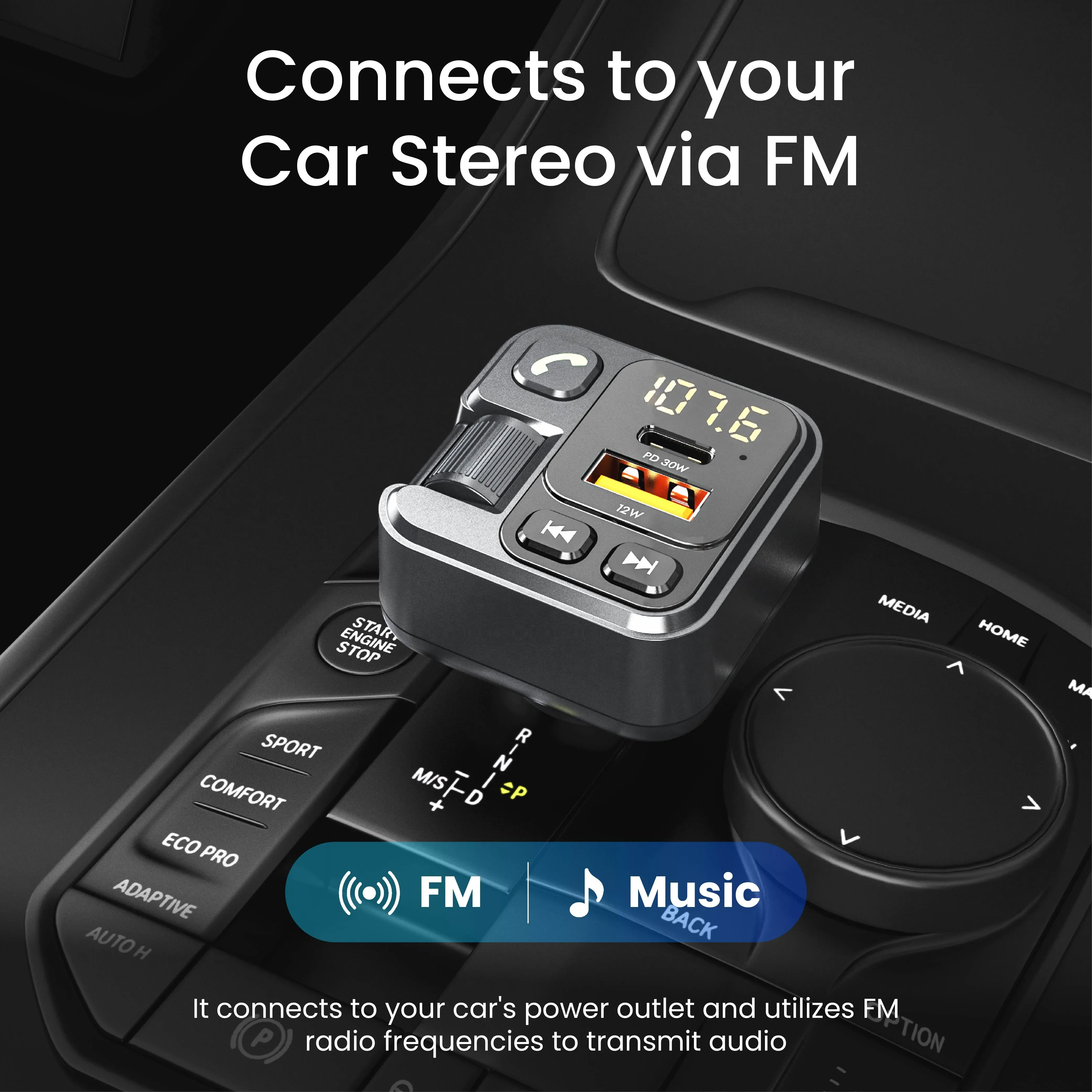Car Connect FM Transmitter - Image 2