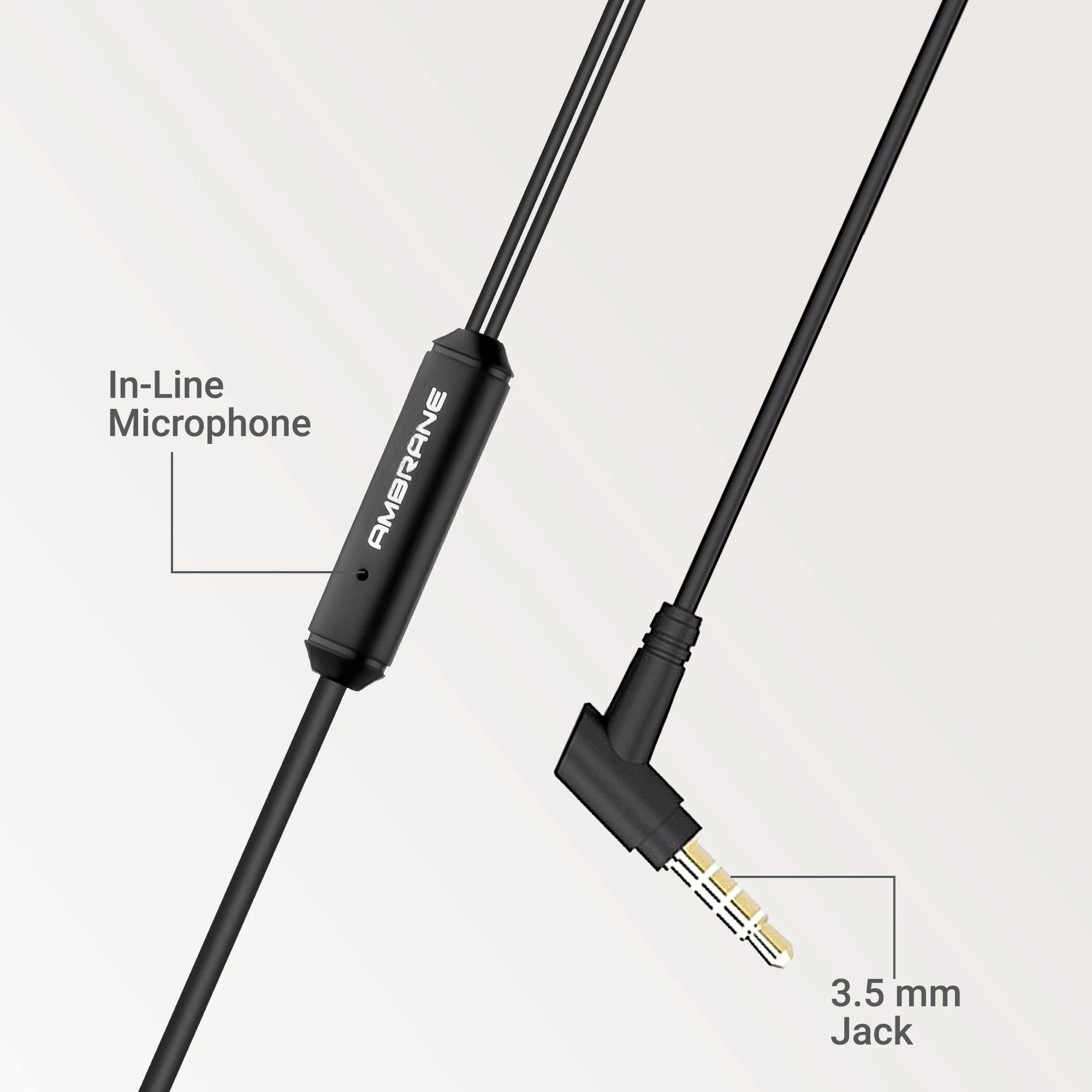 EP-21 Wired Earphones (Black) - Image 2